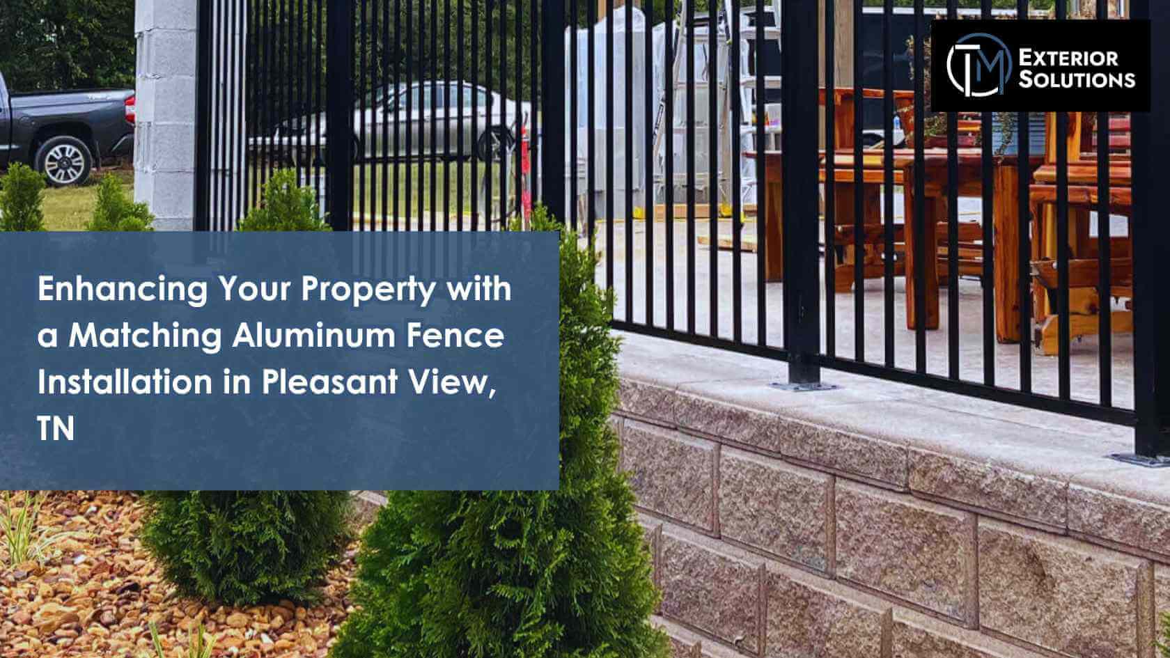 Enhancing Your Property with a Matching Aluminum Fence Installation in Pleasant View, TN