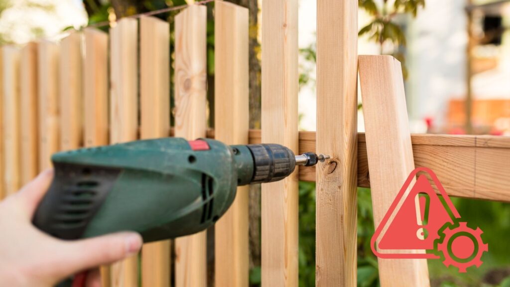 TM Exterior Solutions LLC fixing a damaged wood fence in Ashland City, TN repair